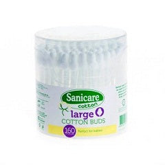 Sanicare Cotton Buds Large 160 Tips