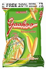 Yaahoo Peanut Biscuit 12x10g