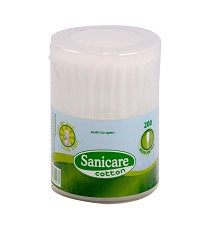 Sanicare Cotton Buds Canister 200 Tips