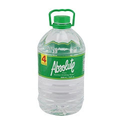 Absolute Pure Distilled Water 4L