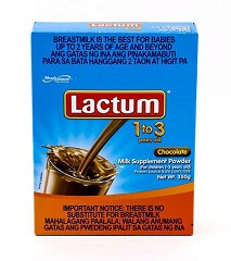 Lactum 1 to 3 Years old Chocolate 350g