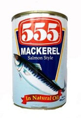 555 Mackerel in Natural Oil 425g