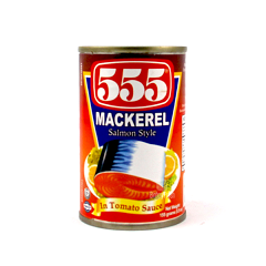 555 Mackerel in Tomato Sauce 155g