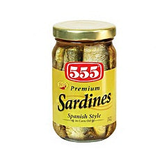 555 Hot Sardines Spanish Style 230g