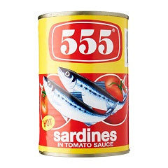 555 Sardines Hot 155g