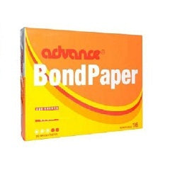 Advance Long Bond Paper # 16 1 Ream