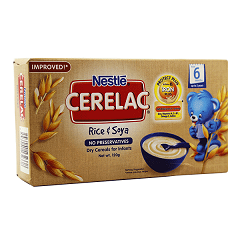 Nestle Cerelac Rice & Soya 120g