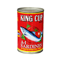 King Cup A1 Sardines Red 155g