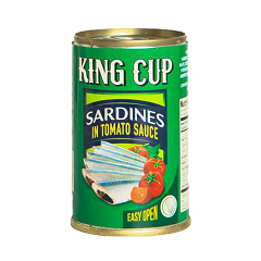King Cup A1 Sardines Green 155g