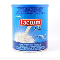 Lactum 6 to 12 Months Powder Plain 900g