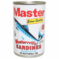 Master Sardines in Natural Oil 155g