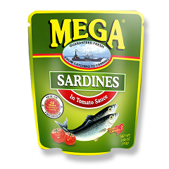 Mega Sardines Green Pouch 110g