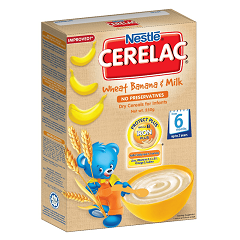 Nestle Cerelac Wheat Banana & Milk 250g