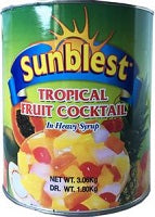 Sunblest Tropical Fruit Cocktail 3kg