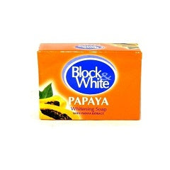 Block & White Soap Papaya Whitening 120g