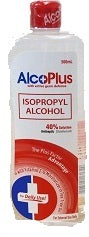 Alco Plus 40% Isopropyl Alcohol 500ml