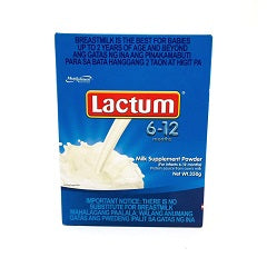 Lactum 6 to 12 Months Powder Plain 350g