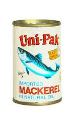 Unipak Mackerel in Natural Oil 200g
