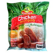 Virginia Chicken Hotdog with Malunggay Jumbo 250g
