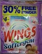 Wings Softergent with Fabcon Powder 52g