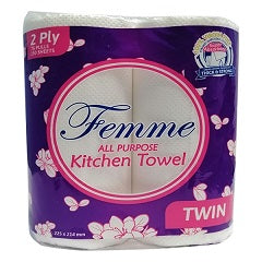 Femme All Purpose Kitchen Towel 2-Ply 75 Pulls