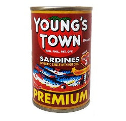 Young's Town Sardines Red Easy Open 155g