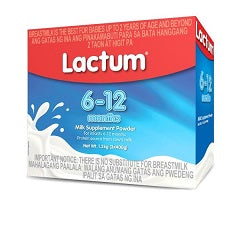 Lactum 6 to 12 Months Powder Plain 1.2kg