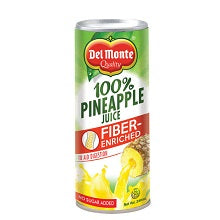 Del Monte Fiber Enriched Pineapple 240ml