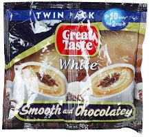 Great Taste White Twin Pack Smooth & Chocolatey 50g